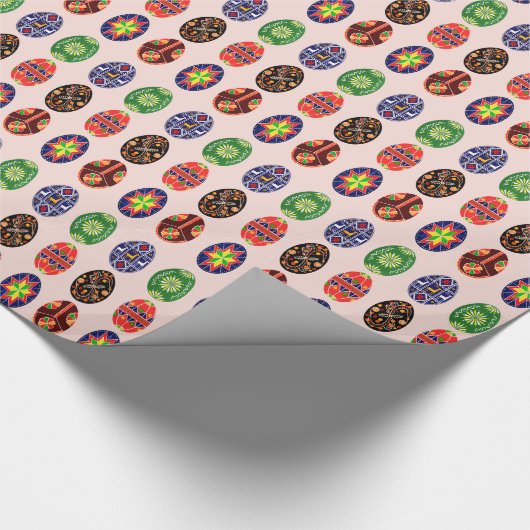ウクライナ人のイースターエッグ ラッピングペーパー (角)