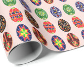 ウクライナ人のイースターエッグ ラッピングペーパー (ロールコーナー)