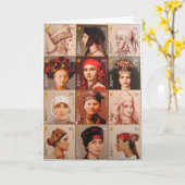 ウクライナ人のスタンプ カード (黄色い花)