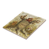 ウクライナ人のHryb (きのこ)のセラミックタイル タイル (側面)