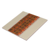 ウクライナ人のHutsul Vyshyvanka Rushnykの刺繍 タイル (側面)