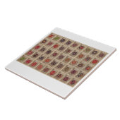 ウクライナ人のPysankaイースターエッグ タイル (側面)