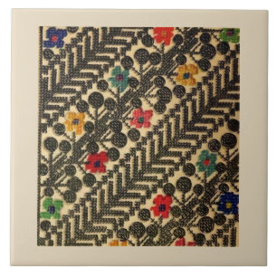 ウクライナ人のVyshyvankaの刺繍 タイル