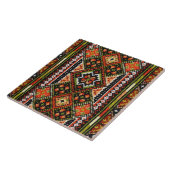 ウクライナ人のVyshyvanka Rushnykの刺繍 タイル (側面)