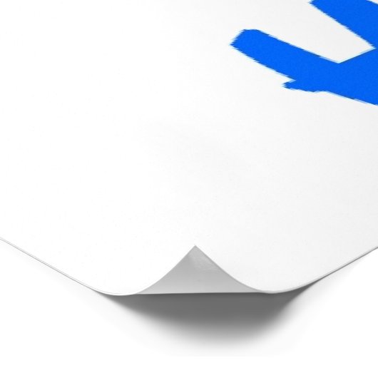 ウクライナ人はハートだ！ ポスター (角)