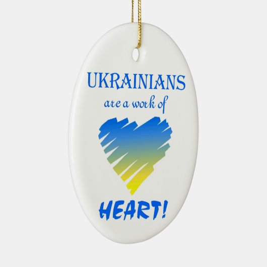 ウクライナ人は…~オーナメント セラミックオーナメント (右)