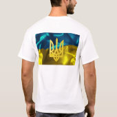 ウクライナ人への結婚はキャラクターを造ります Tシャツ (裏面)