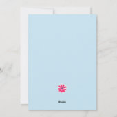 ウクライナ伝統ピサンカブルーピンクイースターエッグ シーズンカード (裏面)