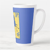 ウクライナ伝統的スラブフォークアート カフェラテマグ (右)