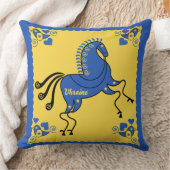 ウクライナ伝統的スラブフォークアート クッション (ブランケット)