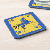 ウクライナ伝統的スラブフォークアート コースター (左側)