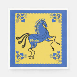 ウクライナ伝統的スラブフォークアート スタンダードランチョンナプキン