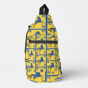 ウクライナ伝統的スラブフォークアート スリングバッグ