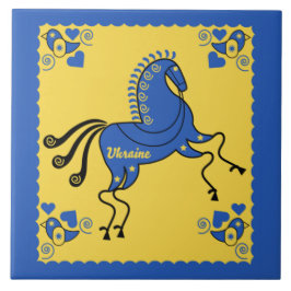 ウクライナ伝統的スラブフォークアート タイル
