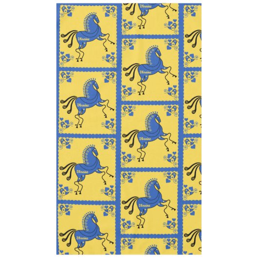 ウクライナ伝統的スラブフォークアート テーブルクロス (正面)