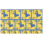 ウクライナ伝統的スラブフォークアート テーブルクロス (正面(横))