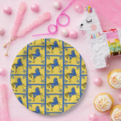 ウクライナ伝統的スラブフォークアート ペーパープレート (パーティー)