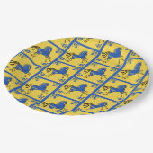 ウクライナ伝統的スラブフォークアート ペーパープレート (アングル)