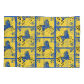 ウクライナ伝統的スラブフォークアート 枕カバー (裏面-左)