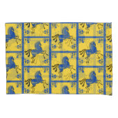 ウクライナ伝統的スラブフォークアート 枕カバー (正面左)