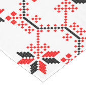 ウクライナ伝統的フォークモチーフ民族幾何学fl ショートテーブルランナー (コーナー)