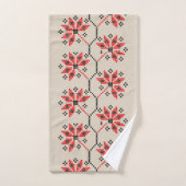 ウクライナ伝統的ン刺繍バスルーム バスタオルセット (ハンドタオル)