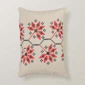 ウクライナ伝統的ン刺繍装飾用クッション アクセントクッション (正面(垂直))