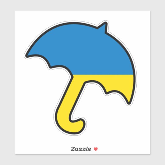 ウクライナ傘 シール (シート)