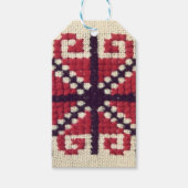 ウクライナ刺繍 ギフトタグ (正面)