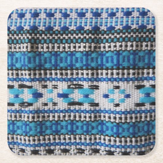 ウクライナ刺繍 スクエアペーパーコースター (正面)