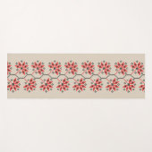 ウクライナ刺繍 花 フラワー フォークアート ヨガマット (正面(横))