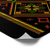ウクライナ刺繍 Vyshyvanka ウクライナ贔屓 ポスター (角)