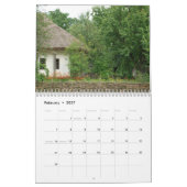 ウクライナ古代の村_calendar カレンダー (2月 2027)