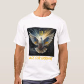 ウクライナ向け平和統一された24Tシャツ Tシャツ (正面)