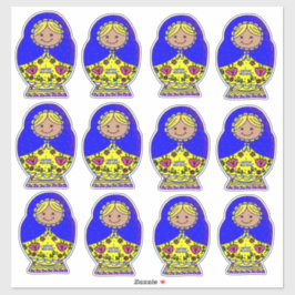 ウクライナ営巣人形 シール