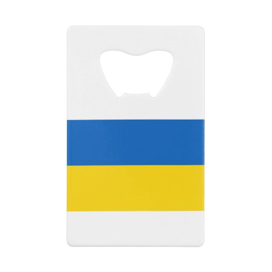 ウクライナ国к旗раїн クレジットカード栓抜き (正面)