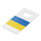 ウクライナ国к旗раїн クレジットカード栓抜き (裏面アングル)