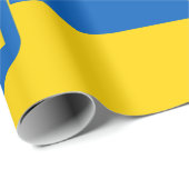 ウクライナ国旗とウクライナトリズブ、誕生日/sports ラッピングペーパー (ロールコーナー)