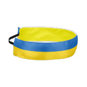 ウクライナ国旗とウクライナフィットネス/スポーツ アスレチックヘッドバンド (左)