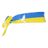 ウクライナ国旗のタイ・ヘッドバンド平和鳩 – 自由 タイヘッドバンド (回転270)