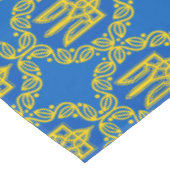 ウクライナ国旗のファッション テーブルクロス (アングル)