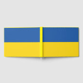 ウクライナ国旗のボタン ゲストブック (全面)
