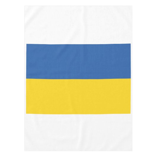 ウクライナ国旗のボタン テーブルクロス (正面)