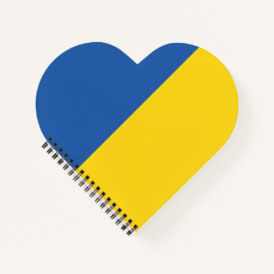 ウクライナ国旗のボタン ノートブック