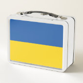 ウクライナ国旗のボタン メタルランチボックス (裏面)