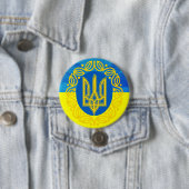 ウクライナ国旗のボタン 缶バッジ (インサイチュ)