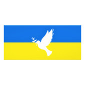 ウクライナ国旗の平和ラックカード – 平和 ラックカード (裏面)