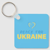 ウクライナ国旗の色のクインスパイアライナ キーホルダー (正面)