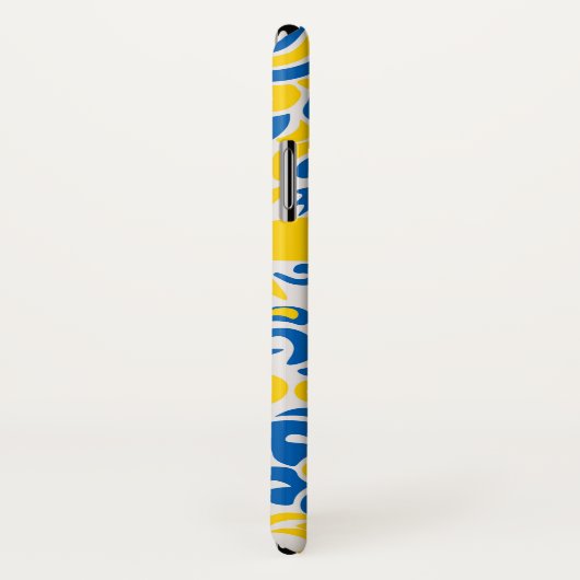 ウクライナ国旗の色を持つ民俗模様 Case-Mate iPhoneケース (裏面/右)