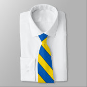 ウクライナ国旗の色エレガント ネクタイ (タイ)